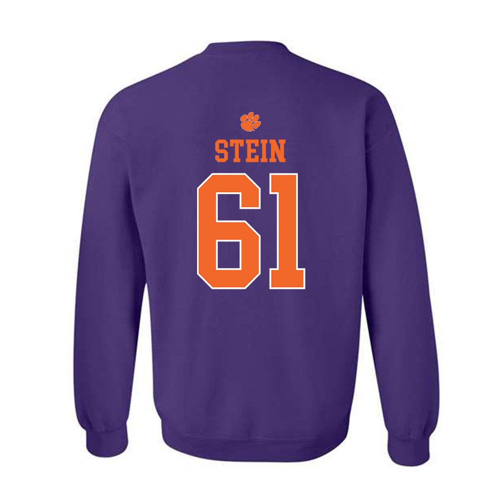 Clemson - NCAA Football : Danny Stein - Classic Shersey Crewneck Sweatshirt-1