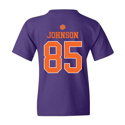 Clemson - NCAA Football : Charlie Johnson - Classic Shersey Youth T-Shirt-1