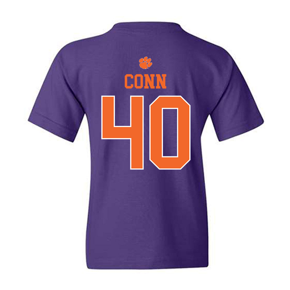 Clemson - NCAA Football : Brodey Conn - Classic Shersey Youth T-Shirt-1