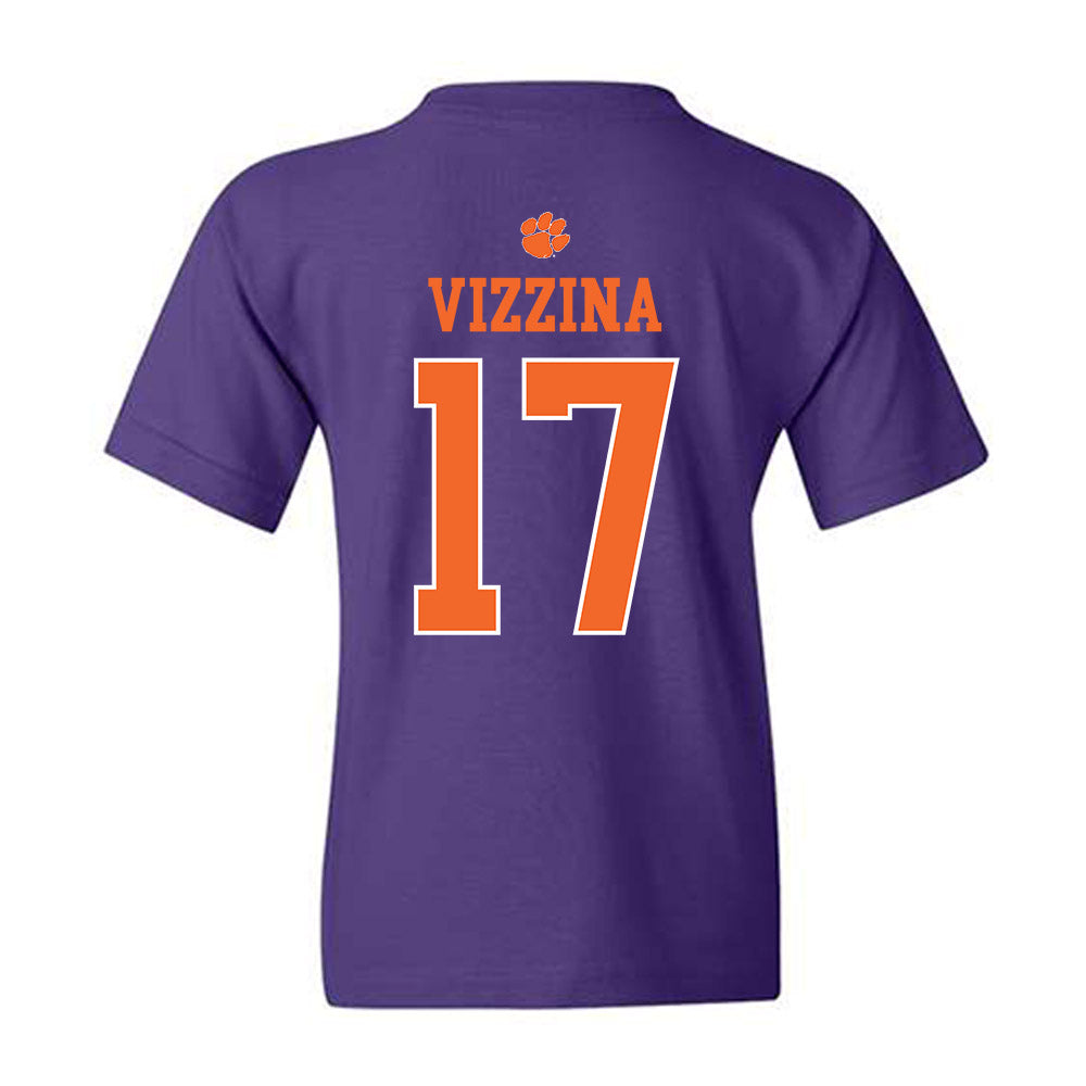 Clemson - NCAA Football : Christopher Vizzina - Classic Shersey Youth T-Shirt-1