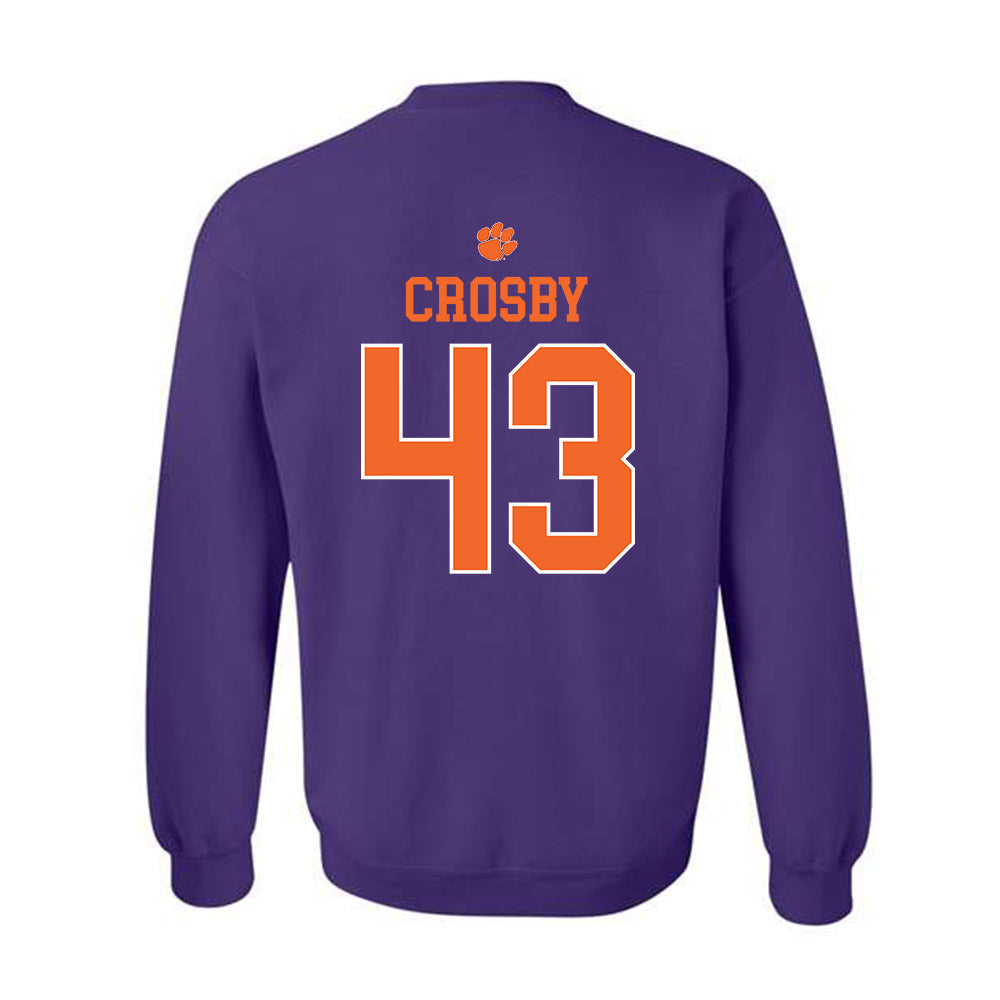 Clemson - NCAA Softball : Keira Crosby - Classic Shersey Crewneck Sweatshirt-1