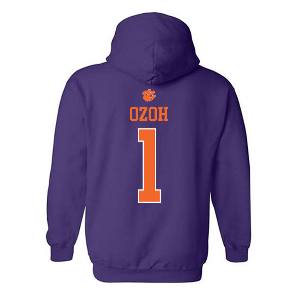 Clemson - NCAA Women's Volleyball : Ihuoma Ozoh - Classic Shersey Hooded Sweatshirt-1