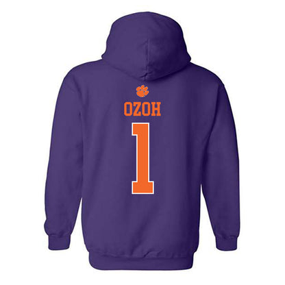 Clemson - NCAA Women's Volleyball : Ihuoma Ozoh - Classic Shersey Hooded Sweatshirt-1