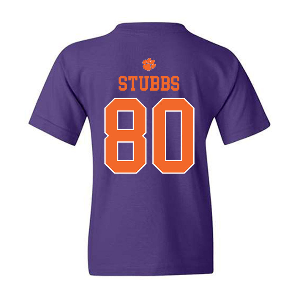 Clemson - NCAA Football : Luke Stubbs - Classic Shersey Youth T-Shirt-1