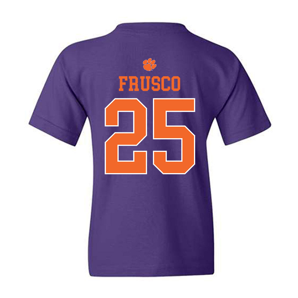 Clemson - NCAA Baseball : Nicholas Frusco - Classic Shersey Youth T-Shirt-1