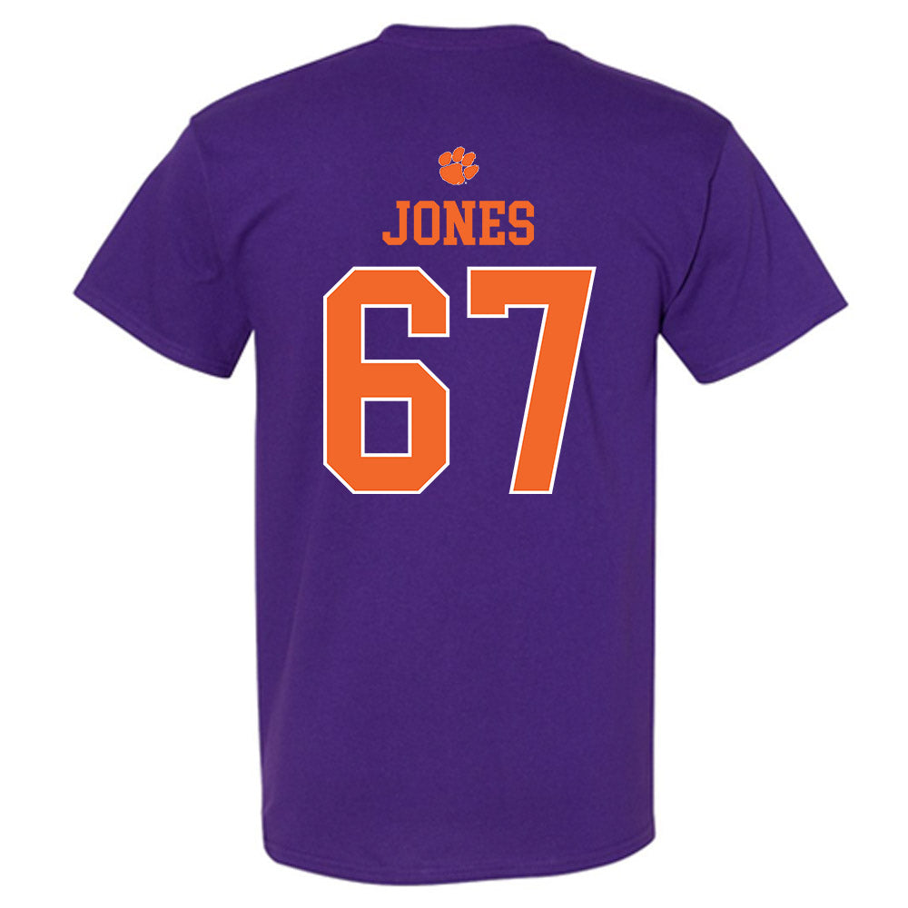Clemson - NCAA Football : Carlito Jones - Classic Shersey T-Shirt-1