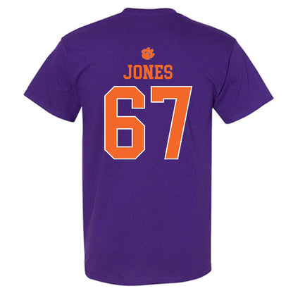 Clemson - NCAA Football : Carlito Jones - Classic Shersey T-Shirt-1