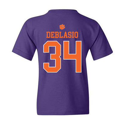 Clemson - NCAA Women's Lacrosse : Jordan DeBlasio - Classic Shersey Youth T-Shirt-1