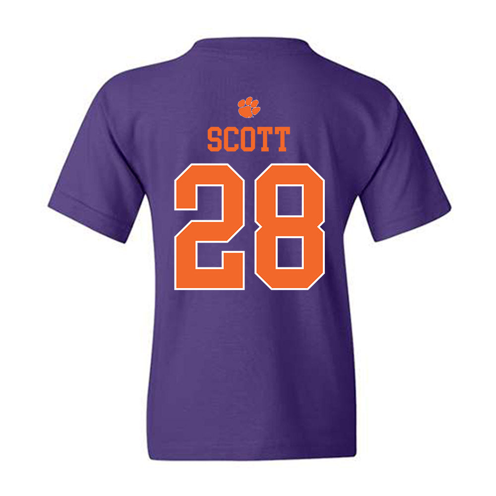 Clemson - NCAA Women's Lacrosse : Teagan Scott - Classic Shersey Youth T-Shirt-1