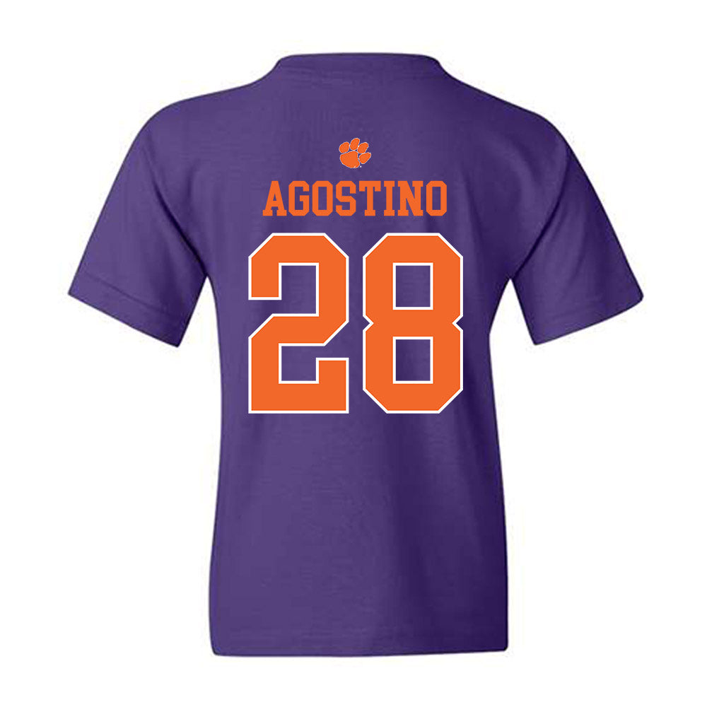 Clemson - NCAA Women's Lacrosse : Summer Agostino - Classic Shersey Youth T-Shirt-1