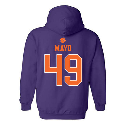 Clemson - NCAA Football : Darien Mayo - Classic Shersey Hooded Sweatshirt-1