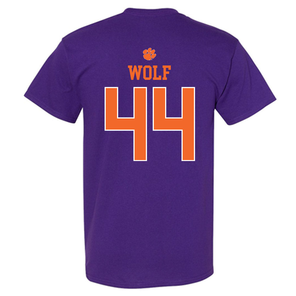 Clemson - NCAA Football : Jack Wolf - Classic Shersey T-Shirt-1