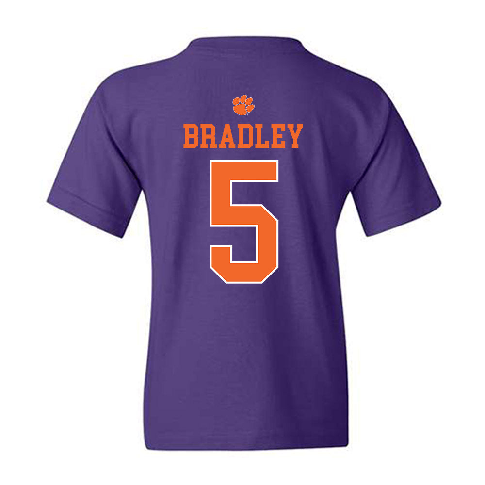 Clemson - NCAA Football : Brock Bradley - Classic Shersey Youth T-Shirt-1