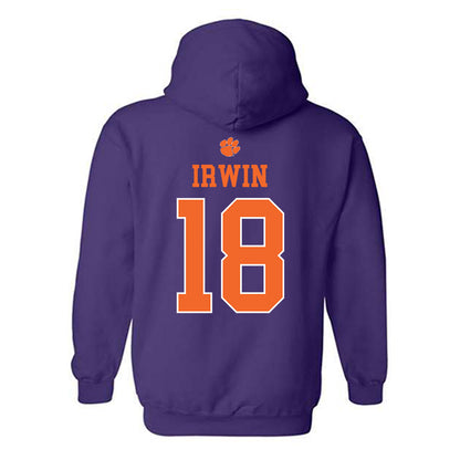 Clemson - NCAA Women's Volleyball : Alyssa Irwin - Classic Shersey Hooded Sweatshirt-1