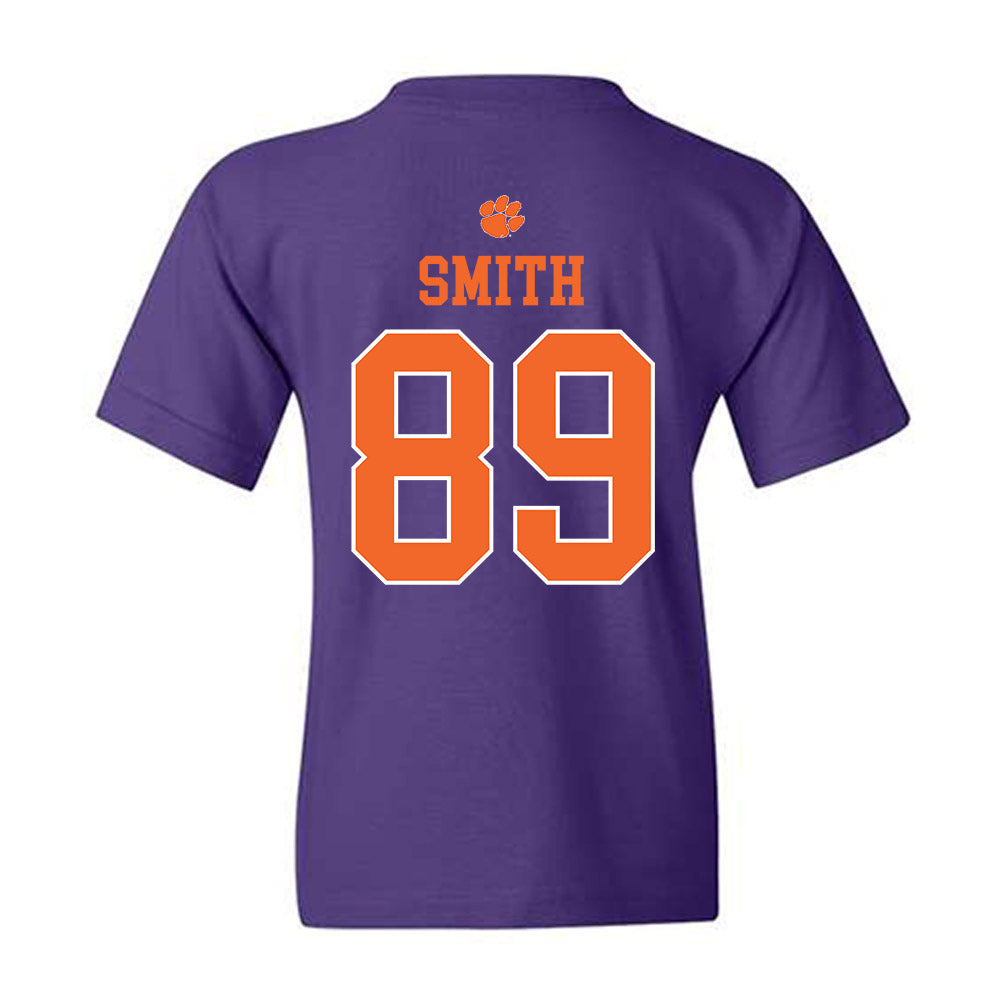 Clemson - NCAA Football : Jack Smith - Classic Shersey Youth T-Shirt-1