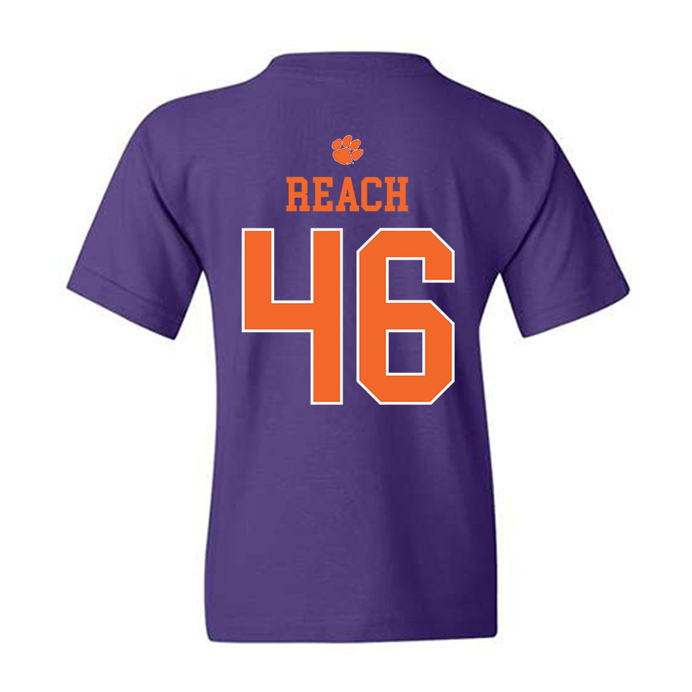 Clemson - NCAA Football : Jackson Reach - Classic Shersey Youth T-Shirt-1
