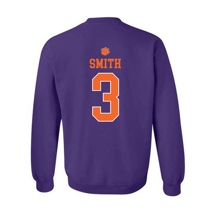 Clemson - NCAA Football : Tristan Smith - Classic Shersey Crewneck Sweatshirt-1