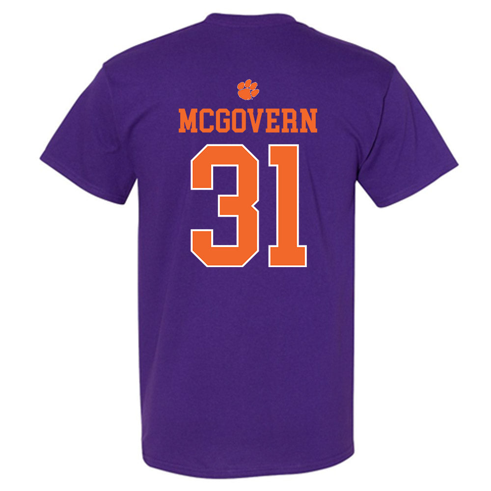 Clemson - NCAA Baseball : Jacob McGovern - Classic Shersey T-Shirt-1