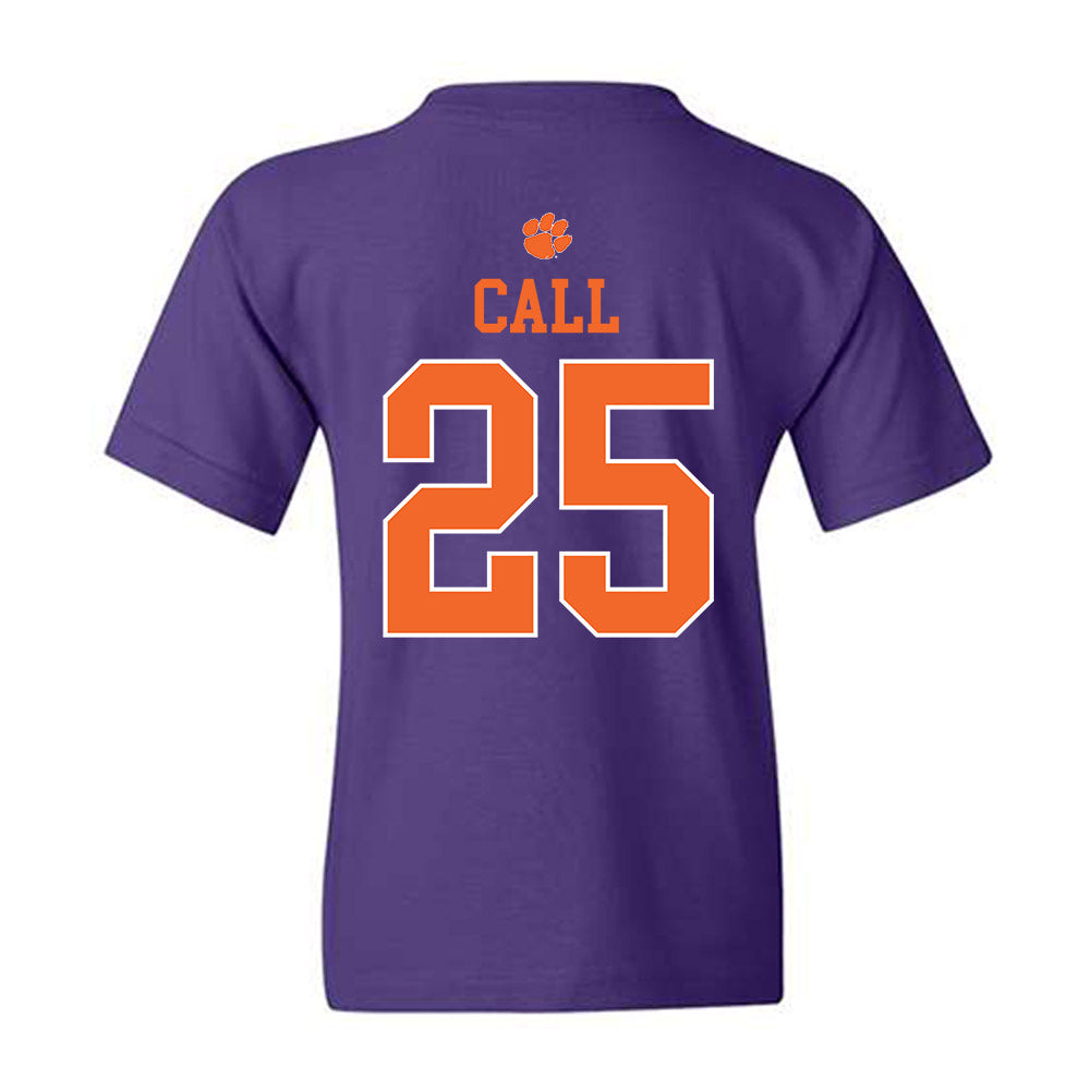 Clemson - NCAA Softball : Abbi Call - Classic Shersey Youth T-Shirt-1