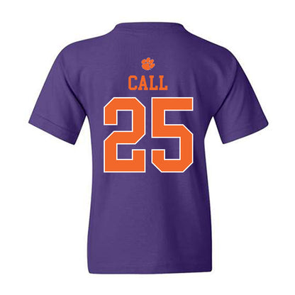 Clemson - NCAA Softball : Abbi Call - Classic Shersey Youth T-Shirt-1
