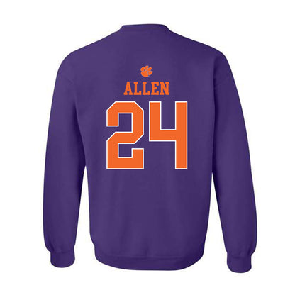 Clemson - NCAA Baseball : Joe Allen - Classic Shersey Crewneck Sweatshirt-1