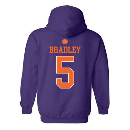 Clemson - NCAA Football : Brock Bradley - Classic Shersey Hooded Sweatshirt-1