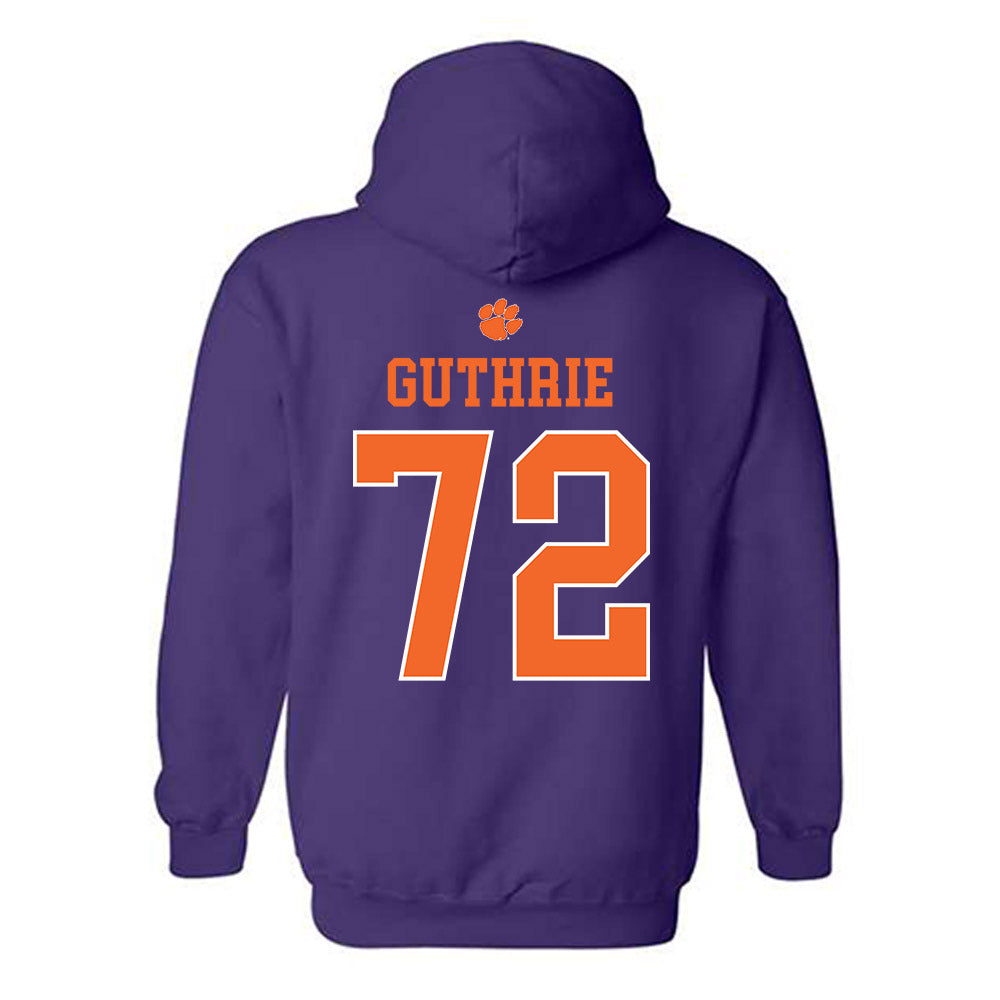 Clemson - NCAA Football : Adam Guthrie - Classic Shersey Hooded Sweatshirt-1