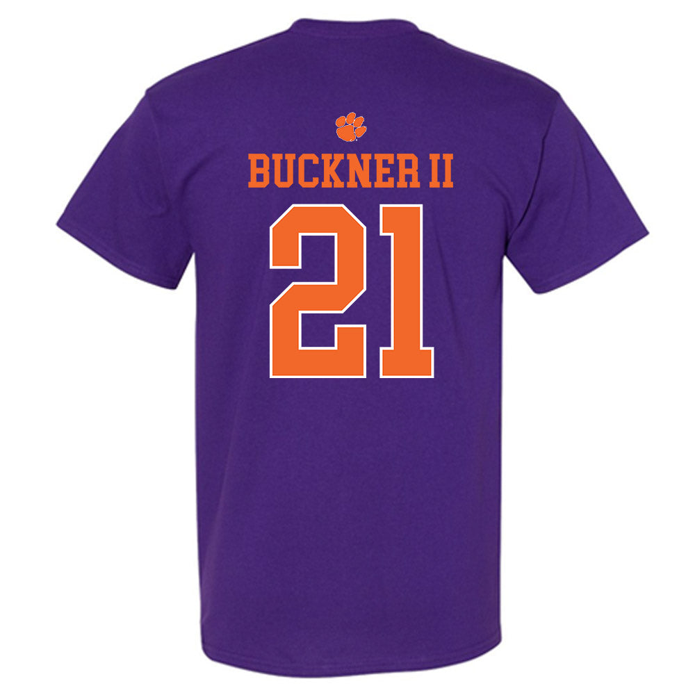 Clemson - NCAA Men's Basketball : Ace Buckner II - Classic Shersey T-Shirt-1