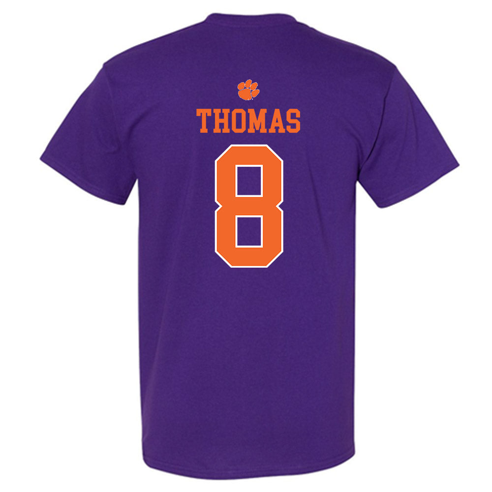 Clemson - NCAA Men's Basketball : Dallas Thomas - Classic Shersey T-Shirt-1