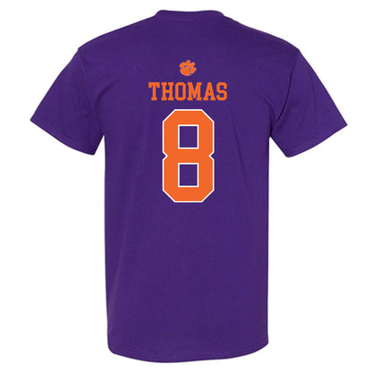 Clemson - NCAA Men's Basketball : Dallas Thomas - Classic Shersey T-Shirt-1