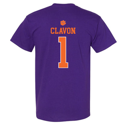 Clemson - NCAA Baseball : Bryce Clavon - Classic Shersey T-Shirt-1