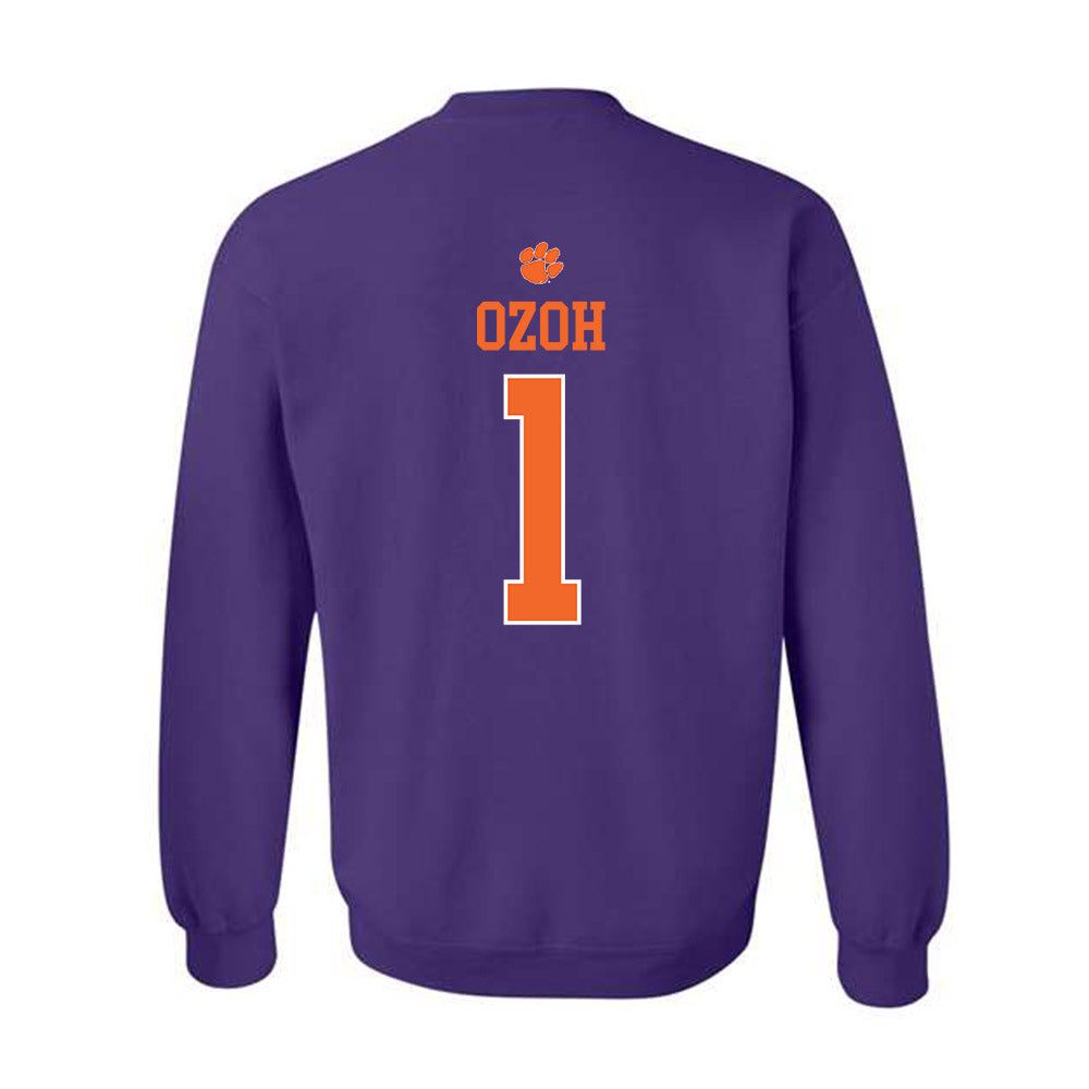 Clemson - NCAA Women's Volleyball : Ihuoma Ozoh - Classic Shersey Crewneck Sweatshirt-1