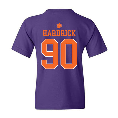Clemson - NCAA Football : William Hardrick - Classic Shersey Youth T-Shirt-1