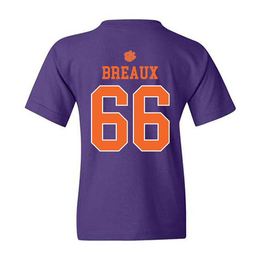 Clemson - NCAA Softball : Sarah Breaux - Classic Shersey Youth T-Shirt-1