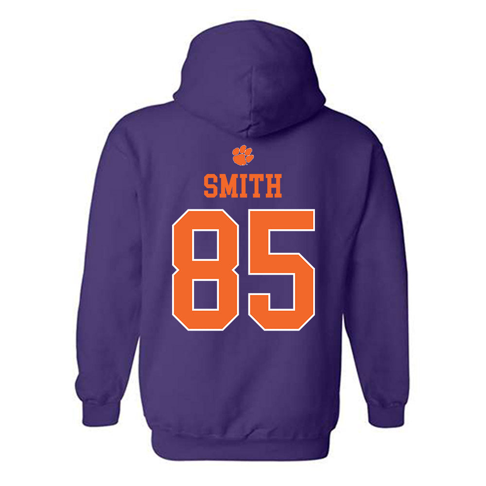 Clemson - NCAA Football : Jackson Smith - Classic Shersey Hooded Sweatshirt-1