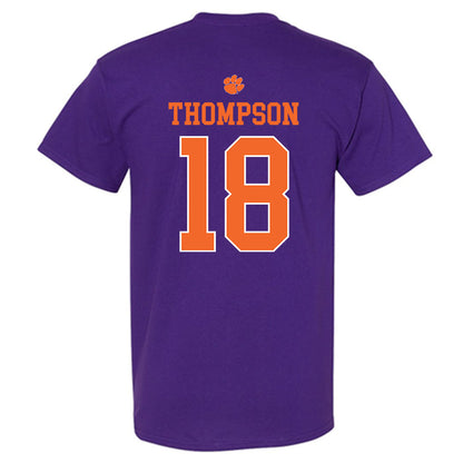 Clemson - NCAA Women's Soccer : Reagan Thompson - Classic Shersey T-Shirt-1