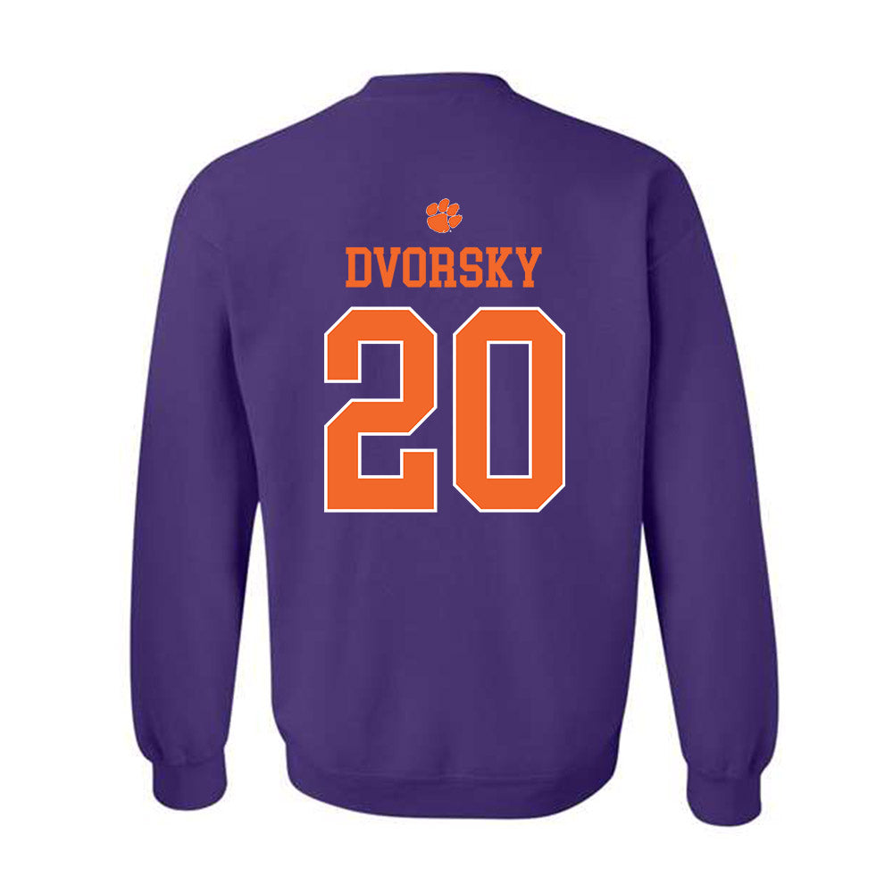 Clemson - NCAA Baseball : Nathan Dvorsky - Classic Shersey Crewneck Sweatshirt-1