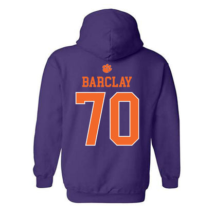 Clemson - NCAA Football : Chancellor Barclay - Classic Shersey Hooded Sweatshirt-1