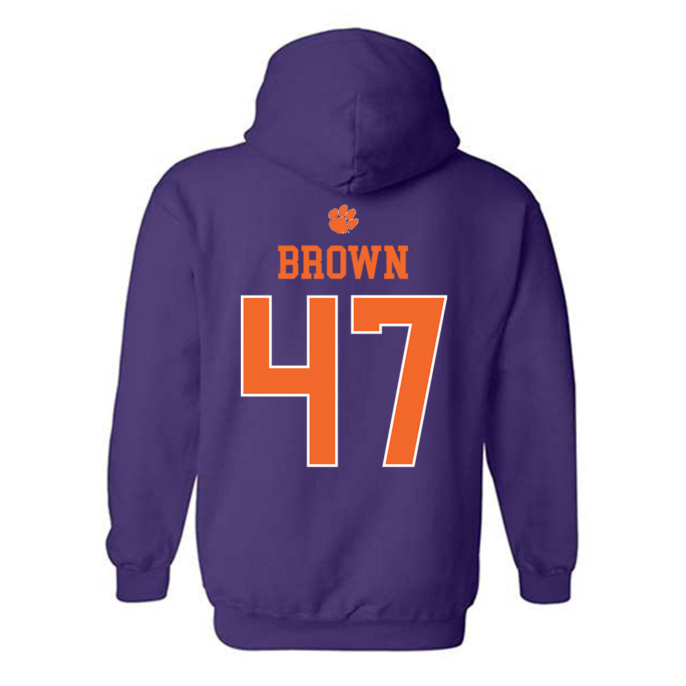 Clemson - NCAA Football : Sammy Brown - Classic Shersey Hooded Sweatshirt
