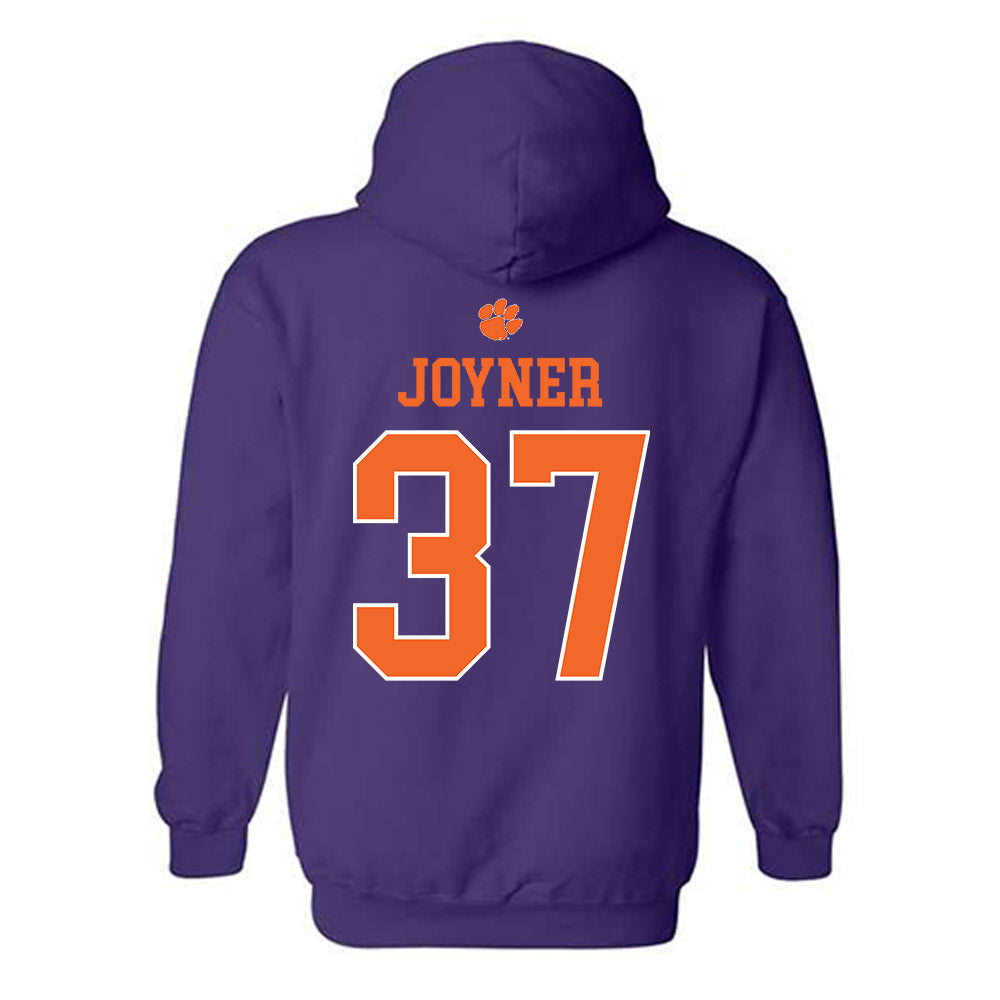 Clemson - NCAA Football : Davion Joyner - Classic Shersey Hooded Sweatshirt-1