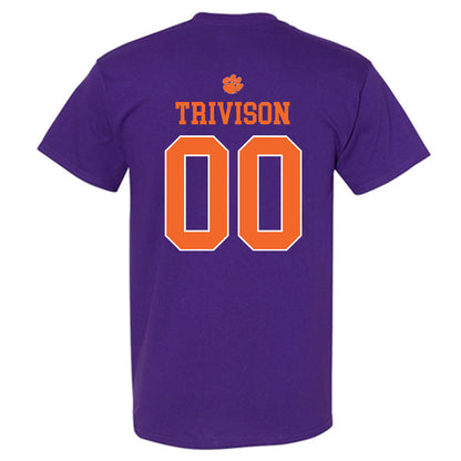 Clemson - NCAA Baseball : Ethan Trivison - Classic Shersey T-Shirt-1