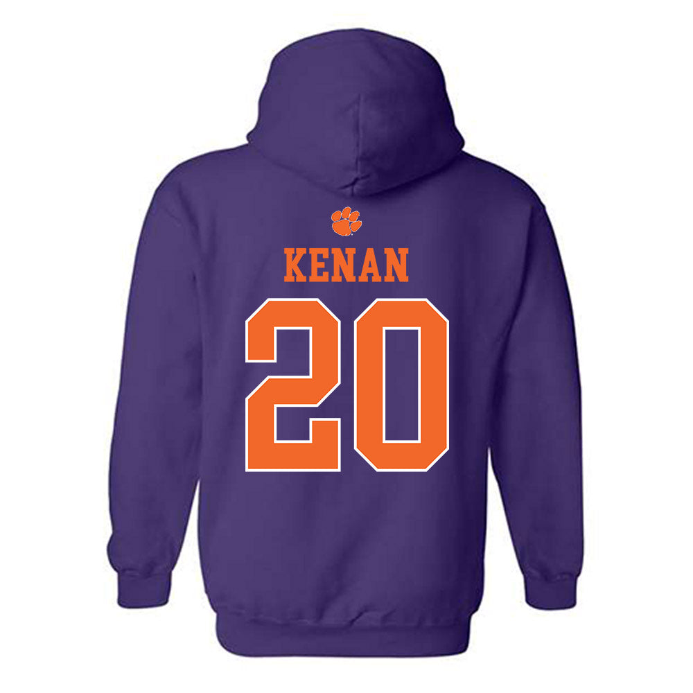 Clemson - NCAA Football : Jakarrion Kenan - Classic Shersey Hooded Sweatshirt-1
