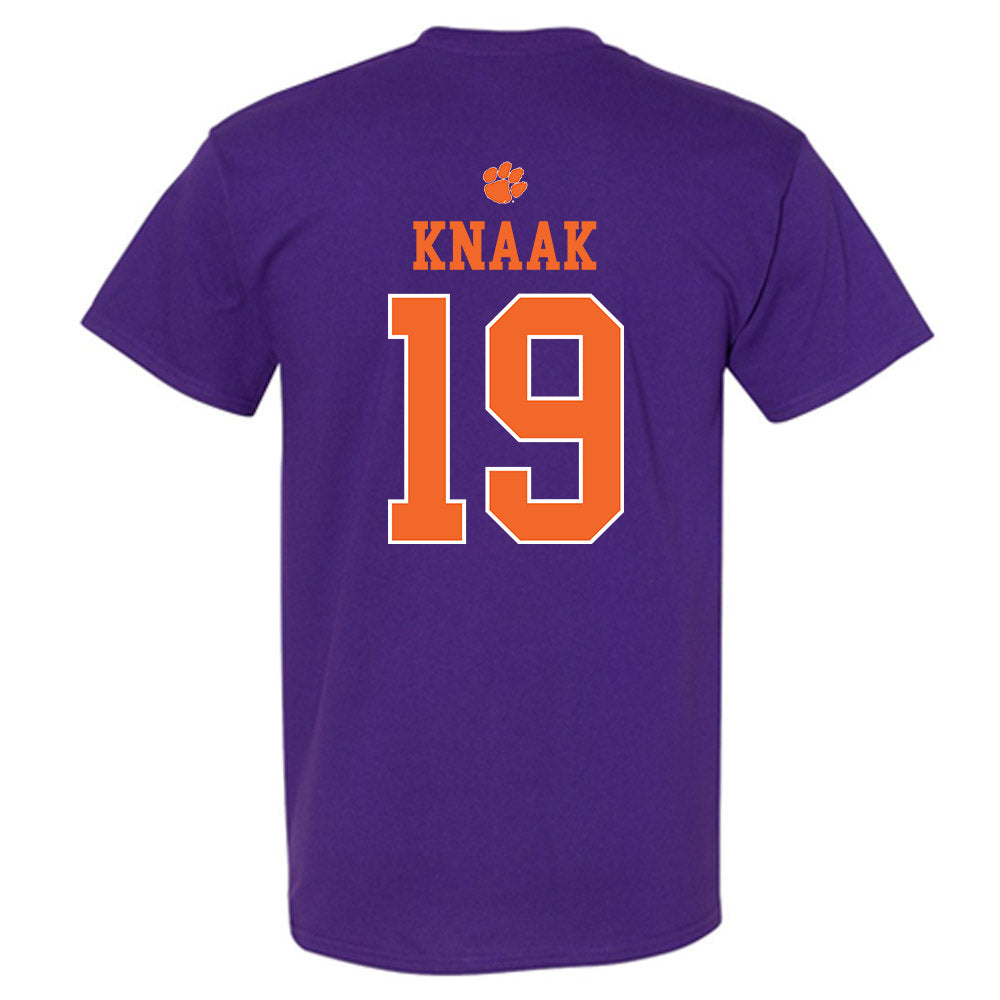 Clemson - NCAA Baseball : Aidan Knaak - Classic Shersey T-Shirt-1