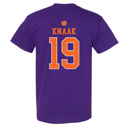 Clemson - NCAA Baseball : Aidan Knaak - Classic Shersey T-Shirt-1