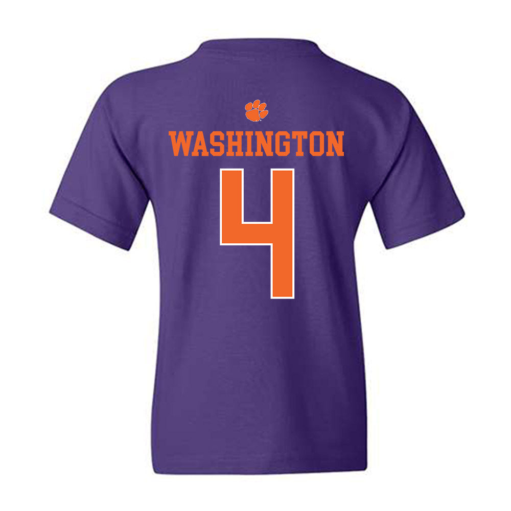 Clemson - NCAA Women's Volleyball : Brianna Washington - Classic Shersey Youth T-Shirt-1
