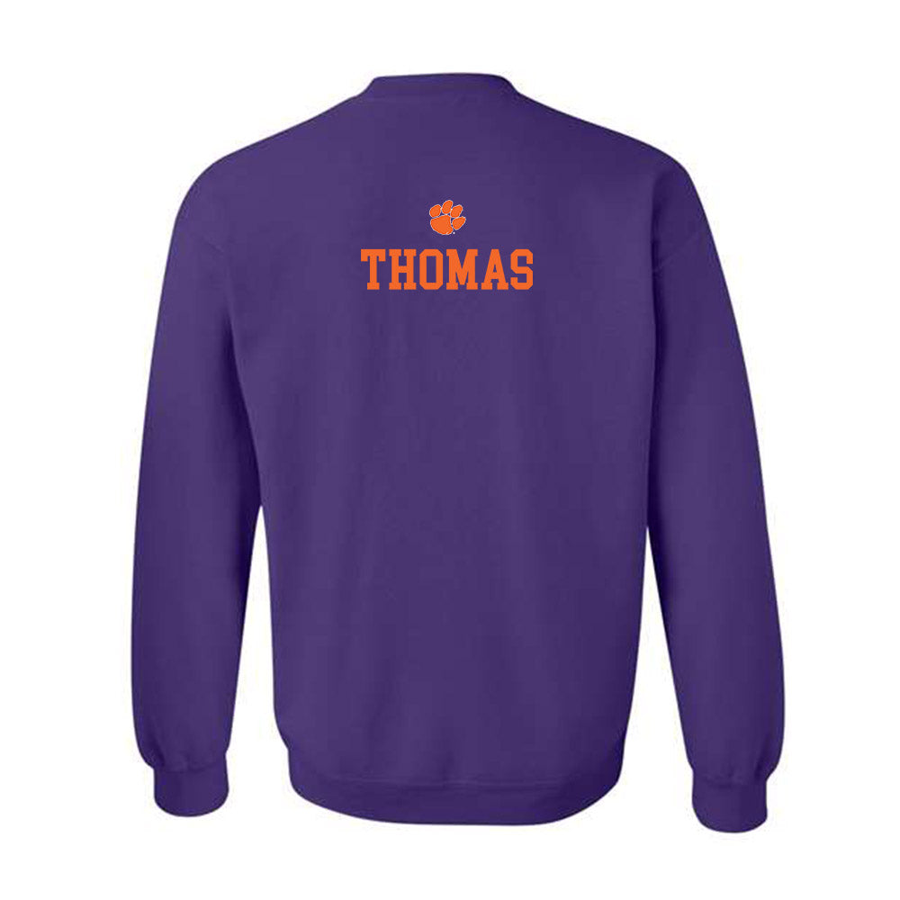 Clemson - NCAA Women's Track & Field : Shevaughn Thomas - Classic Shersey Crewneck Sweatshirt-1
