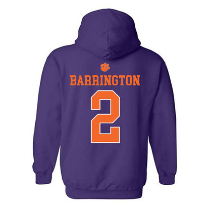 Clemson - NCAA Women's Basketball : Kinsley Barrington - Classic Shersey Hooded Sweatshirt