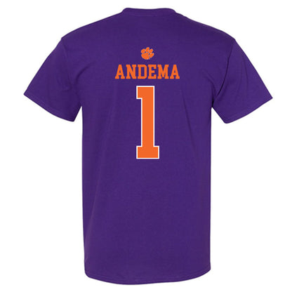 Clemson - NCAA Men's Soccer : Joseph Andema - Classic Shersey T-Shirt-1