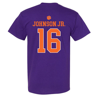 Clemson - NCAA Football : Chris Johnson Jr. - Classic Shersey T-Shirt-1