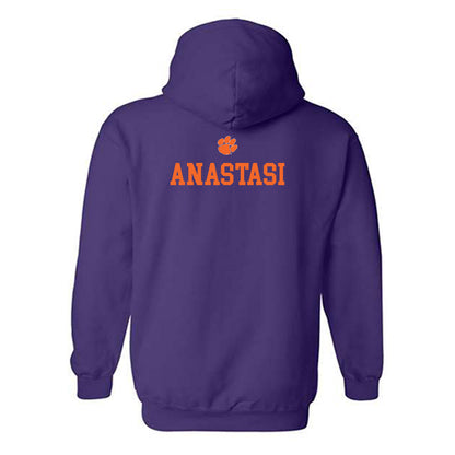 Clemson - NCAA Women's Gymnastics : Paige Anastasi - Classic Shersey Hooded Sweatshirt-1